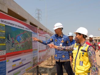 progres proyek Tol Semarang-Demak