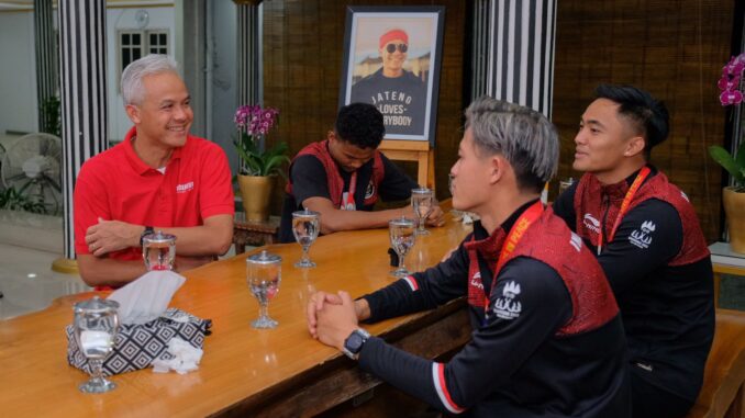 Ganjar bertemu Punggawa Timnas