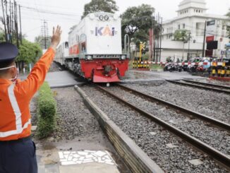 kecepatan kereta api