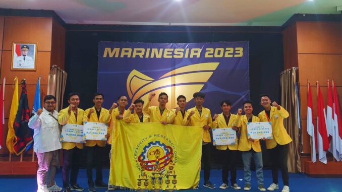 Tim Kapal Senopati UNNES Juara MARINESIA