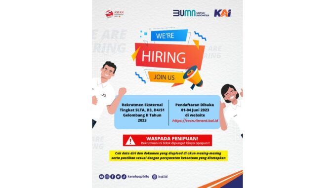 rekrutmen Lowongan KAI