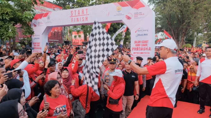 Ganjar Jalan Sehat Grobogan