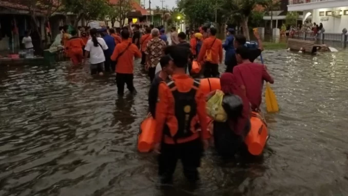 Ilustrasi Banjir Rob Pantura Pansela