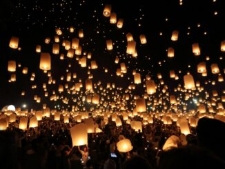 Ilustrasi Festival Lampion Puncak Waisak 2023