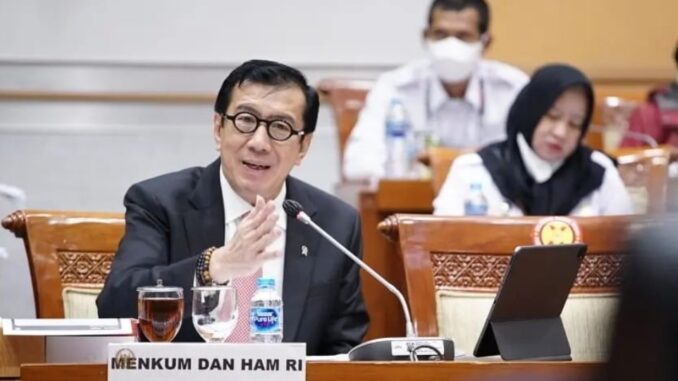 Menteri Hukum dan HAM RI Yasonna Laoly