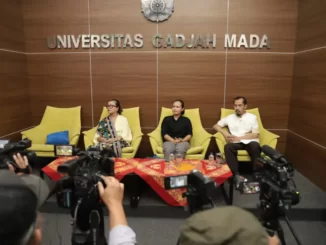 Pakar kesehatan hewan UGM gelar jumpa pers, tegaskan bahaya menyembelih ternak sakit, di UGM, Jumat (7/7/2023). (Foto: ugm.ac.id)