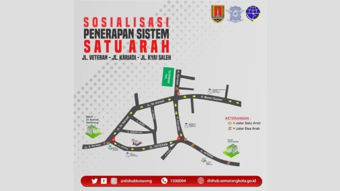 Jalan Kyai Saleh dan Jalan Veteran Semarang
