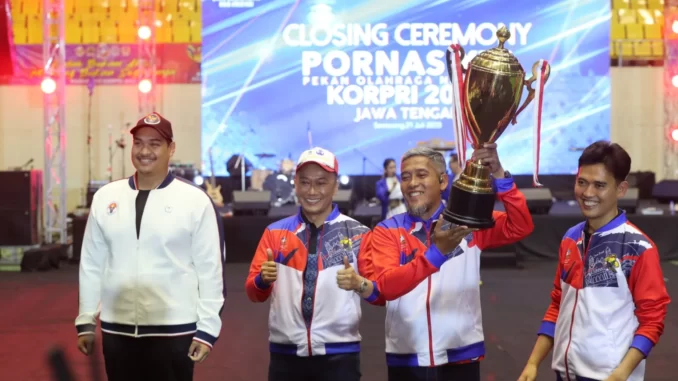Jateng Juara Umum Pornas Korpri 2023 Jateng Juara Umum Pornas Korpri 2023