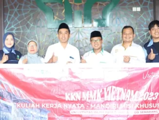 LP2M UIN Walisongo mengadakan pelepasan Peserta KKN Internasional dan KKN Nusantara pada Selasa (11/7/2023).