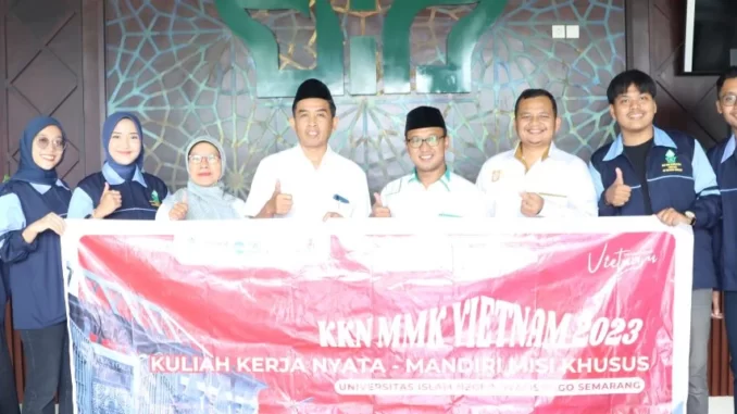 LP2M UIN Walisongo mengadakan pelepasan Peserta KKN Internasional dan KKN Nusantara pada Selasa (11/7/2023).