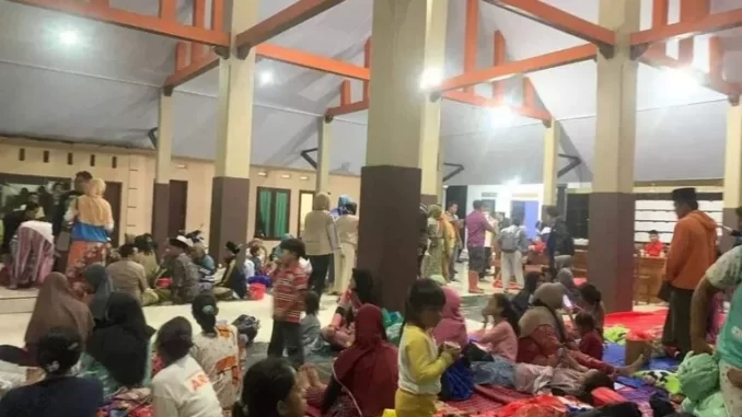 Pengungsi Gunung Semeru Lumajang