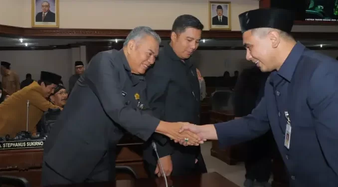 DPRD Provinsi Jateng menggelar rapat paripurna, Rabu (12/7/2023), dengan agenda ‘Tanggapan Gubernur terhadap Raperda Hari Jadi Provinsi Jateng. (dprd.jatengprov.go.id)
