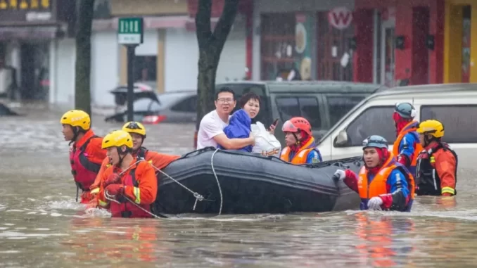 Sichuan China Dilanda Banjir
