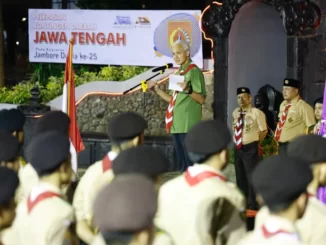 pesan damai Pramuka Jateng