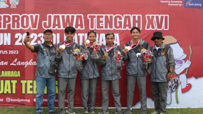 3 Emas Kontingen Batang Porprov