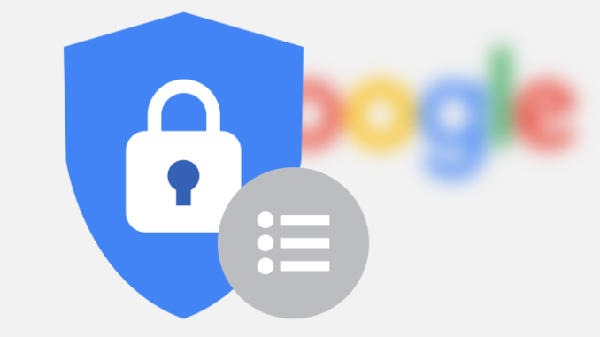 Fitur kebocoran data pribadi Google