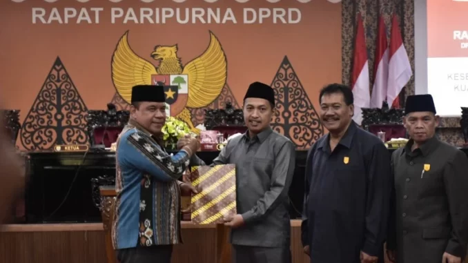 DPRD Kabupaten Kendal menggelar Rapat Paripurna Pendatang Nota Kesepakatan Kebijakan Umum Anggaran serta Prioritas dan Plafon Anggaran Sementara