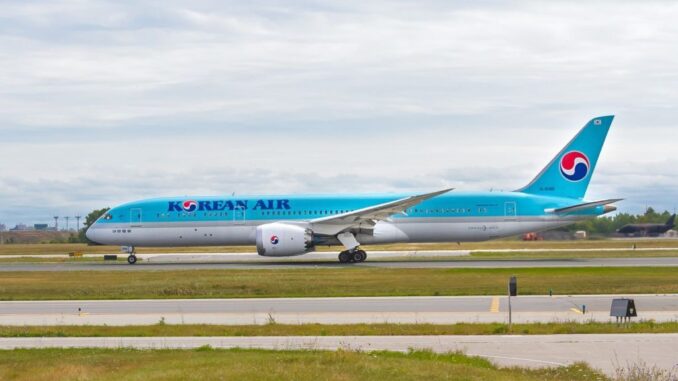 Berat Badan Korean Air