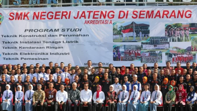 Jokowi SMK Jawa Tengah