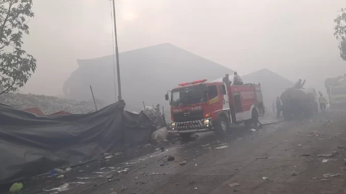 Kebakaran TPA Jatibarang