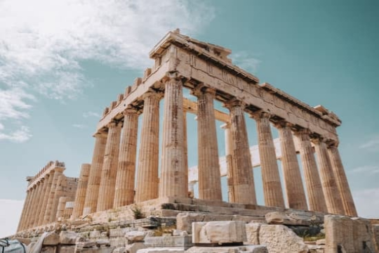 Old Ruins Parthenon, kuil