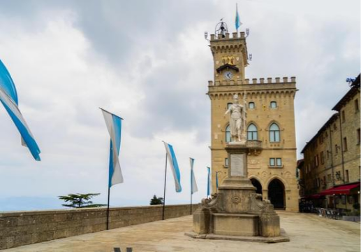 Piazza della Liberta in San Marino, Italy (Neirfy)