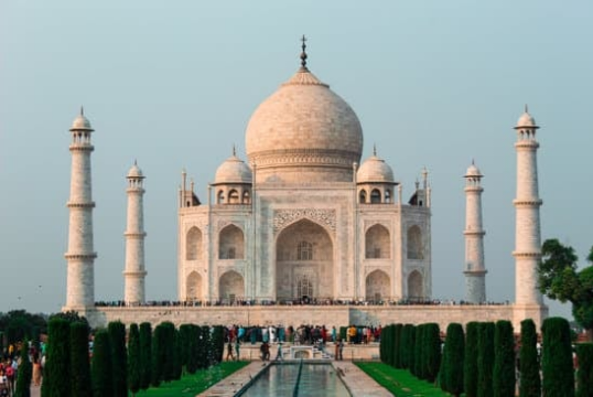 Mahal and Four Minarets