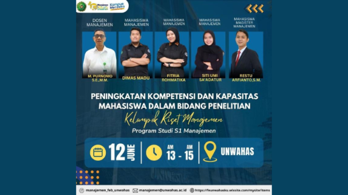 Workshop Manajemen Universitas Wahid Hasyim Workshop Manajemen Universitas Wahid Hasyim