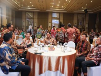 Penjabat (Pj) Gubernur Jawa Tengah, Nana Sudjana menghadiri acara pisah sambut Kepala Kejaksaan Tinggi Jawa Tengah (Kejati Jateng)