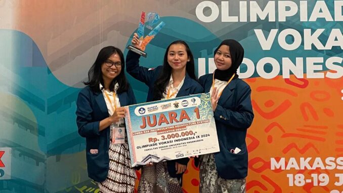 Mahasiswa TRKI SV UNDIP Juara 1 OliVIa IX 2024 dengan Inovasi Polimonia