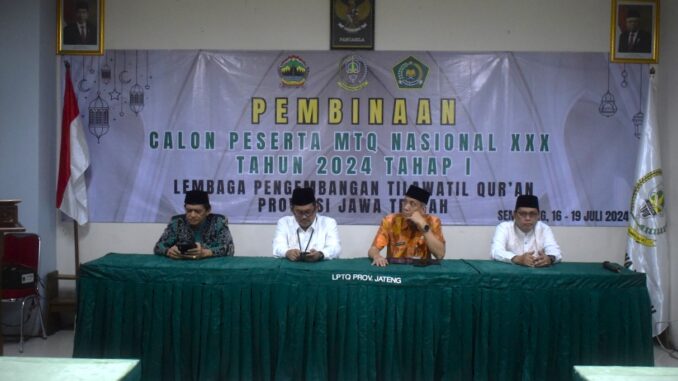 Gelar Pembinaan Intensif, Pemprov Jateng Targetkan Prestasi di Ajang MTQ Nasional 2024 Meningkat