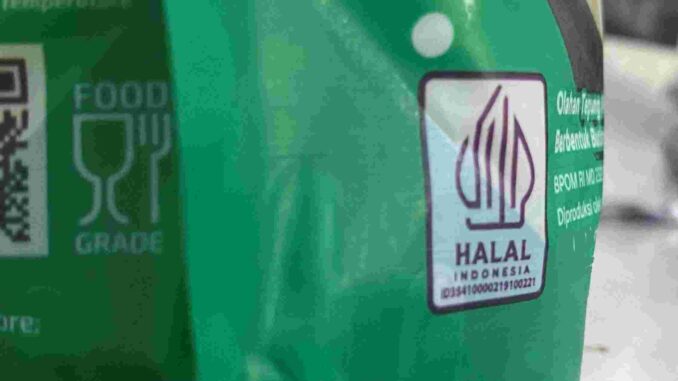 Ilustrasi Label Halal Produk UMKM Batang