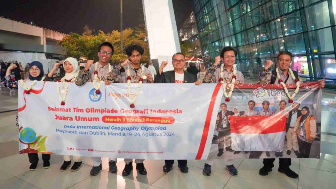 Indonesia Raih Juara Umum International Geography Olympiad 2024 Indonesia Raih Juara Umum International Geography Olympiad 2024