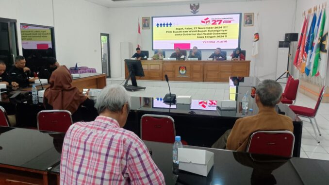 Komisi A DPRD Provinsi Jateng Pantau Kesiapan Pilkada di Karanganyar