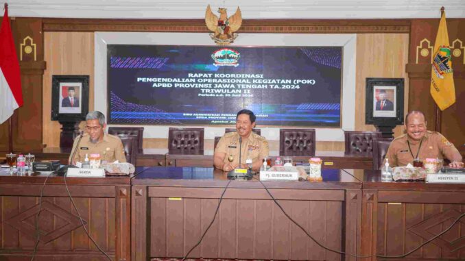 Pj Gubernur Jateng Minta Akselerasi Penyerapan APBD 2024 Pj Gubernur Jateng Minta Akselerasi Penyerapan APBD 2024