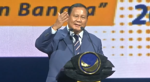 Presiden terpilih Prabowo Subianto Presiden terpilih Prabowo Subianto
