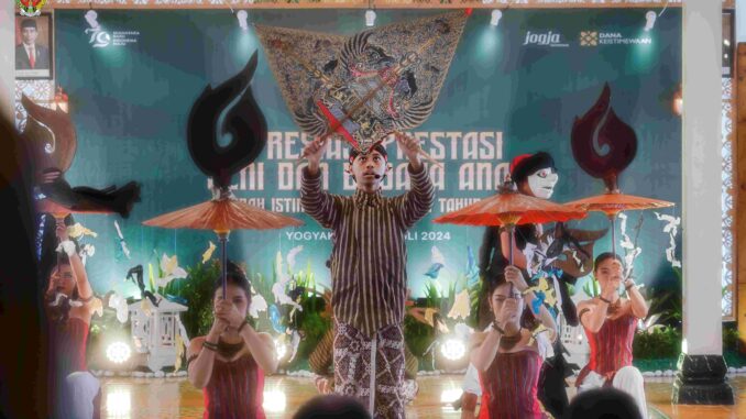 Seni dan Budaya Anak 2024 yang diselenggarakan di Pendapa Wiyata Praja, Kompleks Kepatihan DIY