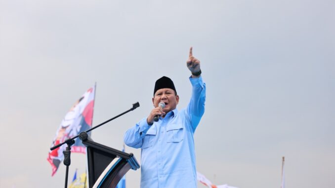 Prabowo Subianto Tokoh Terpopuler Media Sosial 2024