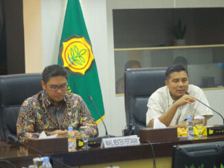 Wakil Ketua DPRD Provinsi Jawa Tengah Mohammad Saleh saat mendampingi kunjungan kerja Komisi B DPRD Jateng ke Kantor Kementerian Pertanian RI. (Dok. Joss)