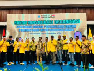 DPD Partai Golkar Jateng menggelar rapat konsolidasi di Hotel Santika, Pekalongan, Minggu (29/12/2024)