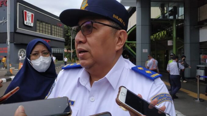 Direktur Jenderal Perkeretaapian Kemenhub, M. Risal Wasal,
