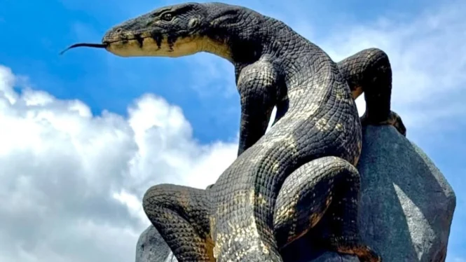 Tugu Biawak Wonosobo Resmi Dapat Hak Cipta usai Viral!