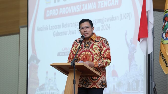 Wakil Ketua DPRD Jateng Mohammad Saleh