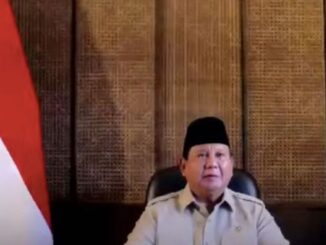 Presiden Prabowo dalam pidato peresmian proyek energi secara daring dari bali , Kamis, 26 Juni 2025.