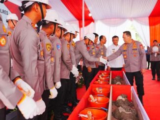 Kapolri Jenderal Listyo Sigit Prabowo melakukan groundbreaking 24 dapur SPPG di Surakarta, Jateng. (Foto: dok. Istimewa)