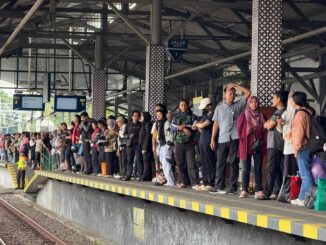 Stasiun Tugu Yogyakarta jelang long weekend Tahun Baru Islam, Kamis (26/6/2025). (Dokumentasi KAI)