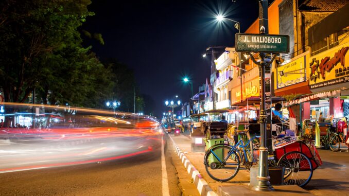 Ilustrasi Jalan Malioboro Jogja