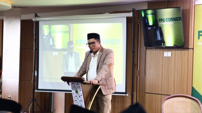 Ketua DPD Partai Golkar Jawa Tengah, Mohammad Saleh, S.T., M.En, dalam acara Peluncuran FPG Corner (Forum Partai Golkar Corner) oleh Fraksi Partai Golkar DPRD Jateng, Jumat (4/7/2025).