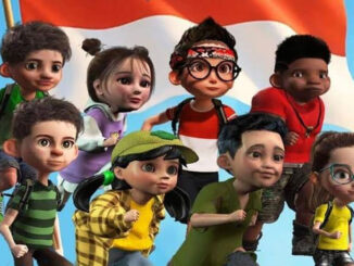 Tangkapan Layar Film Animasi Merah Putih One For All