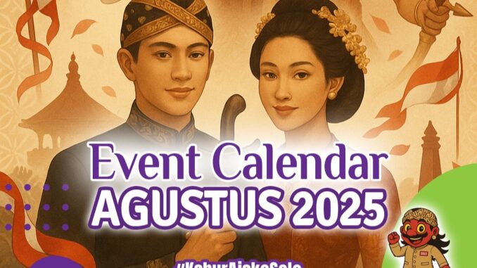 Event Calender Solo Agustus 2025